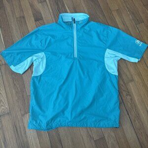 ABACUS Sportswear Wind/Waterproof Breathable Packable Men's Golf Jacket Size M